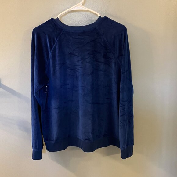 NWOT Basic Editions Dark Blue Buttery Soft Top Large - Picture 6 of 6